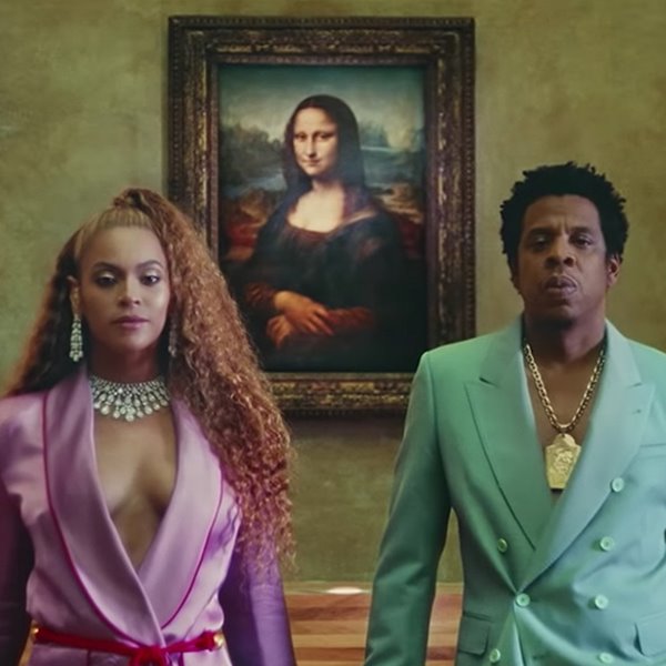 The Carters en el Museo del Louvre