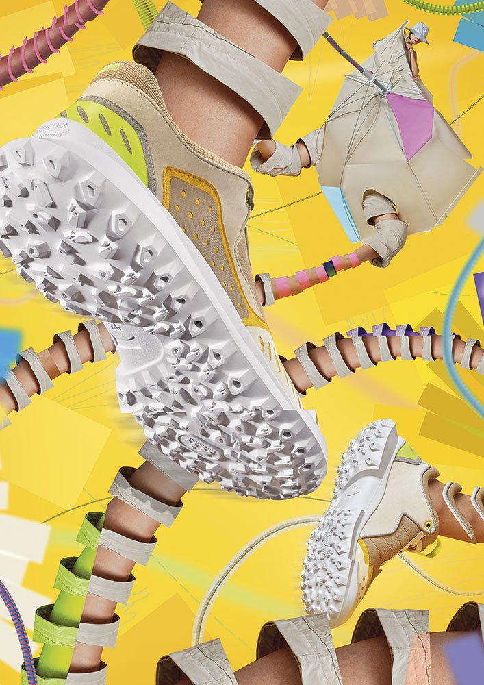 zapatillas-deportivas-Camper SS20 CRCLR-Logo-campana-Elvis-Wesley