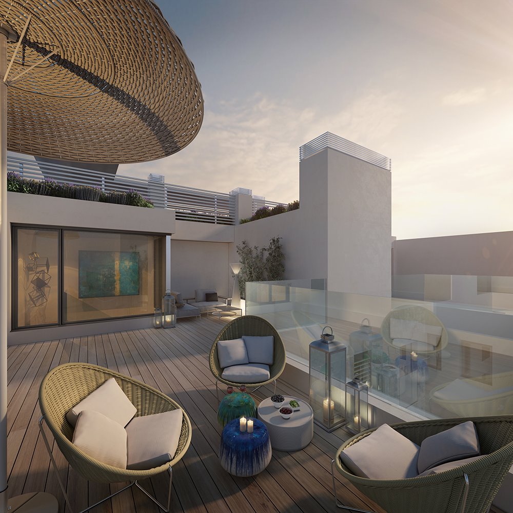 Grosvenor Modesto Lafuente 26 Terraza Ático