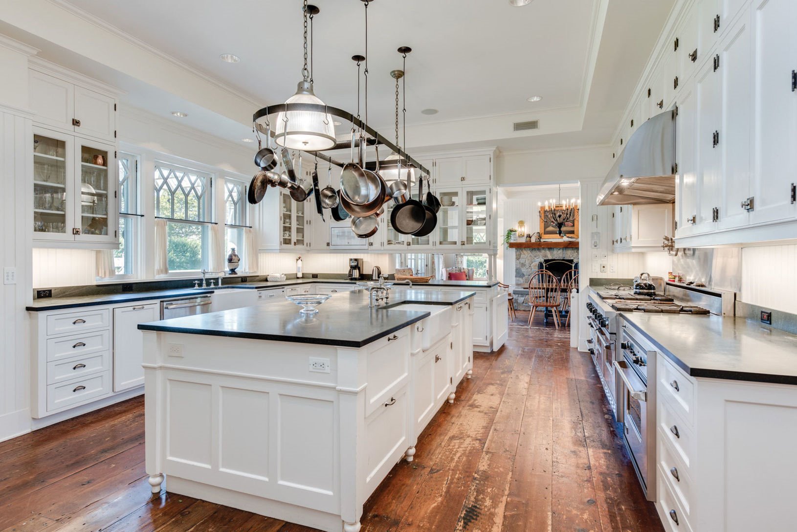Cocina de la casa de Marie Chantal en los Hamptons