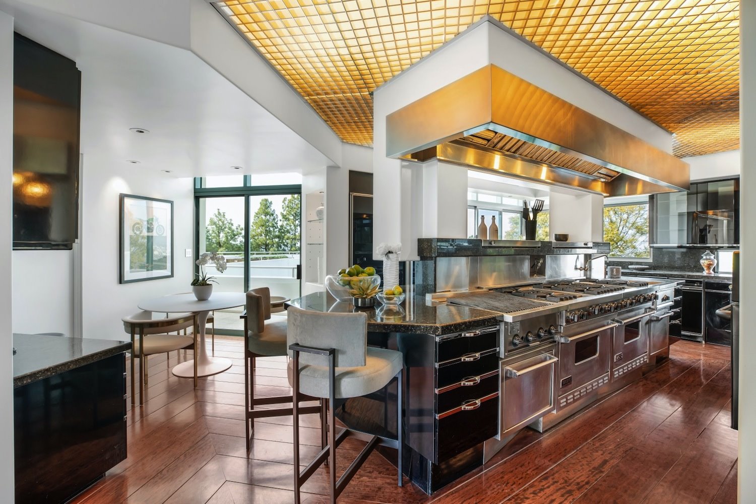 La impresionante cocina de la vivienda.