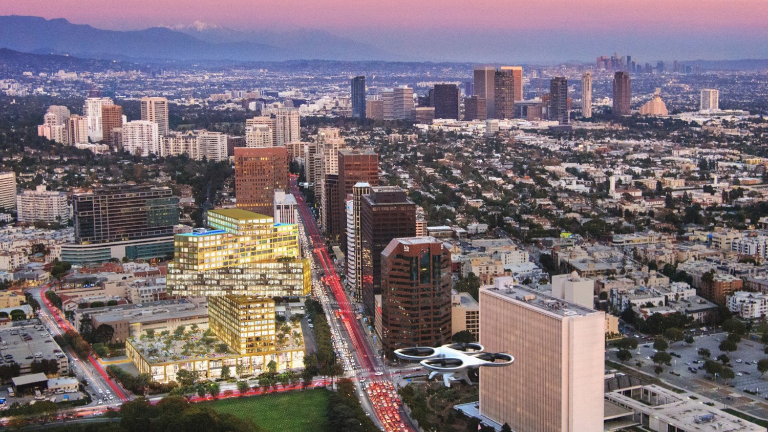 Vertiports de MVRDV y Airbus 