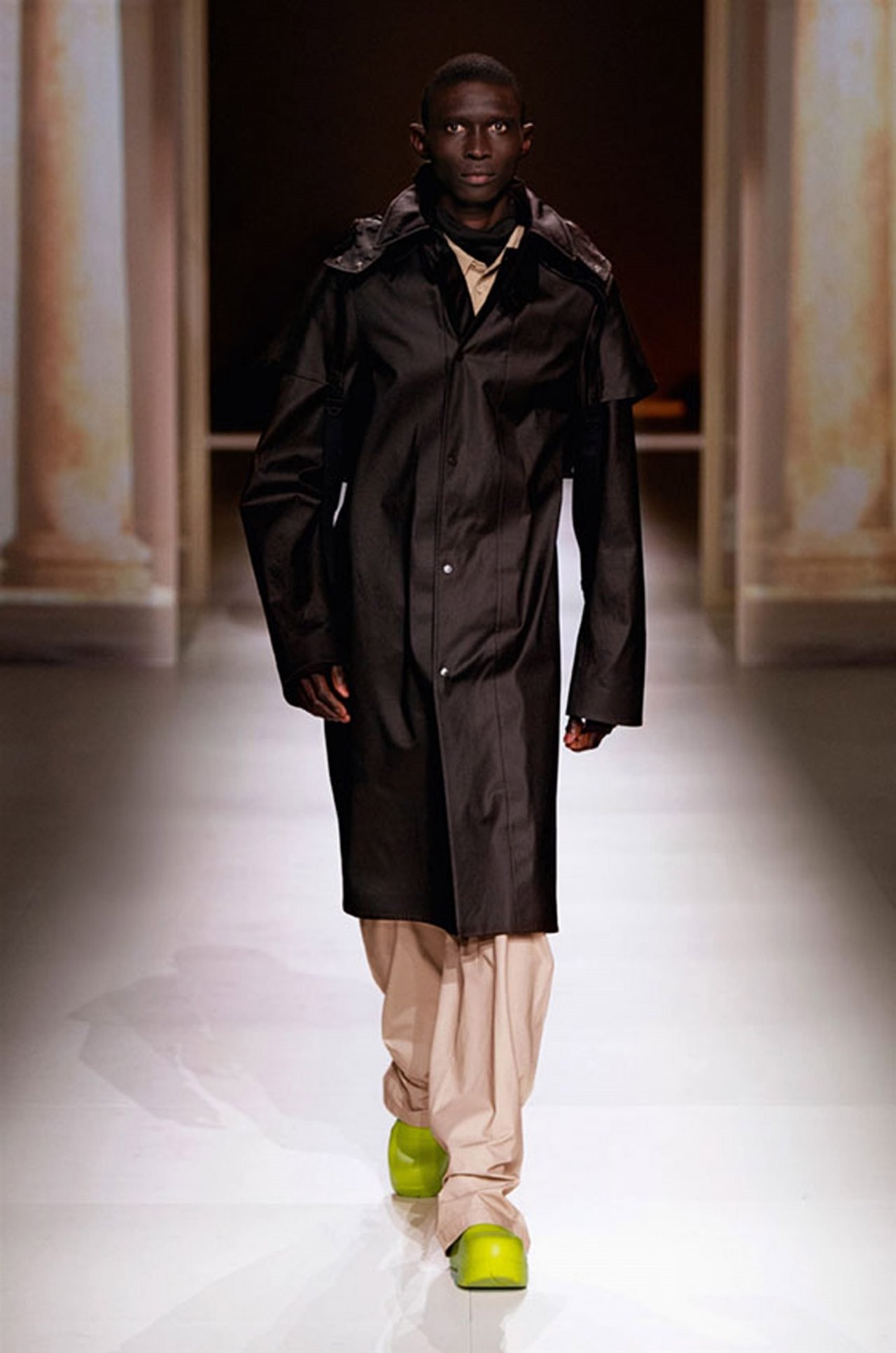 Desfile Otoño Invierno 2020 de Bottega Veneta en la Semana de la Moda de Milán.
