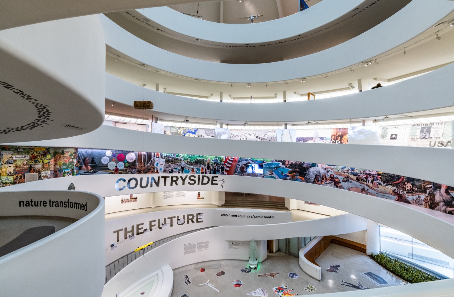 Exposición Countryside The Future en el Guggenheim de Nueva York de Rem Koolhaas y Samir Bantal OMA 