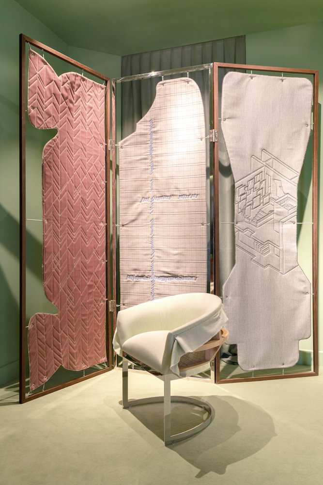 TELAR INTERIOR ESPACIO SUNBRELLA CASA DECOR 2020 design by estudiHac 15