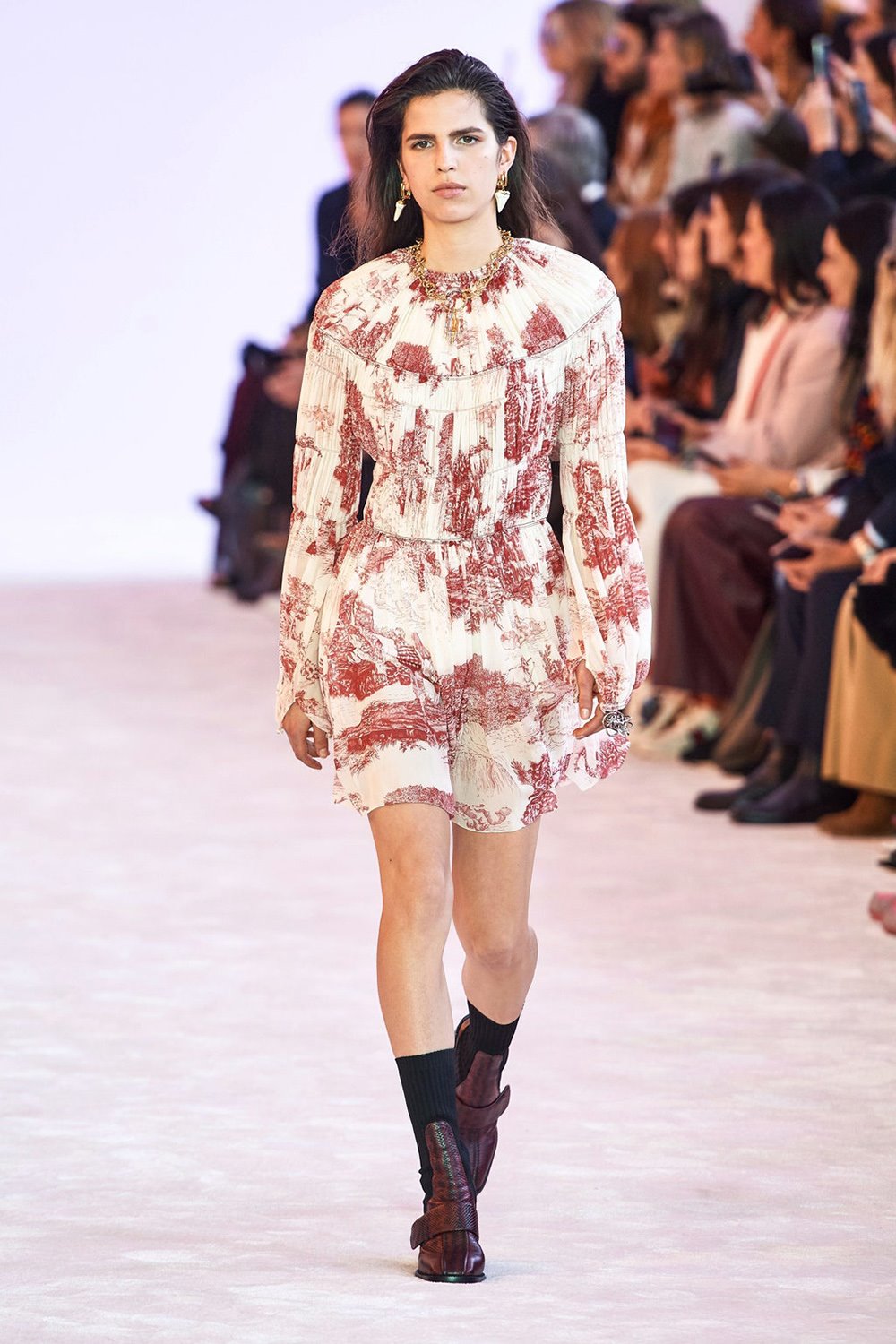 Desfile Chloé Otoño Invierno 2019 Toile de Jouy