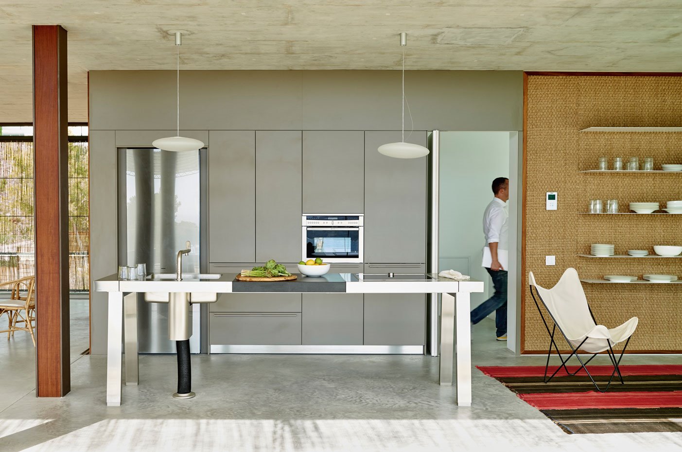 Cocina en casa alegre Ibiza