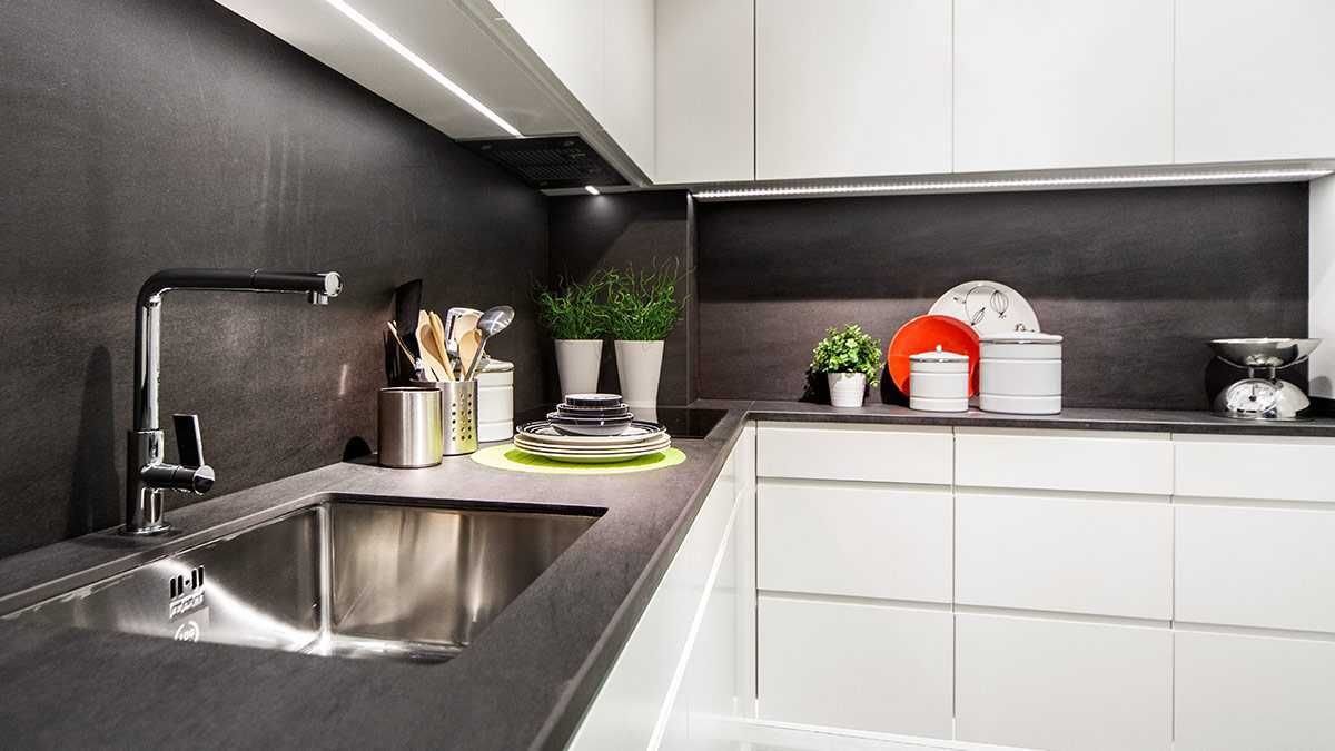 Encimera cocina blanca