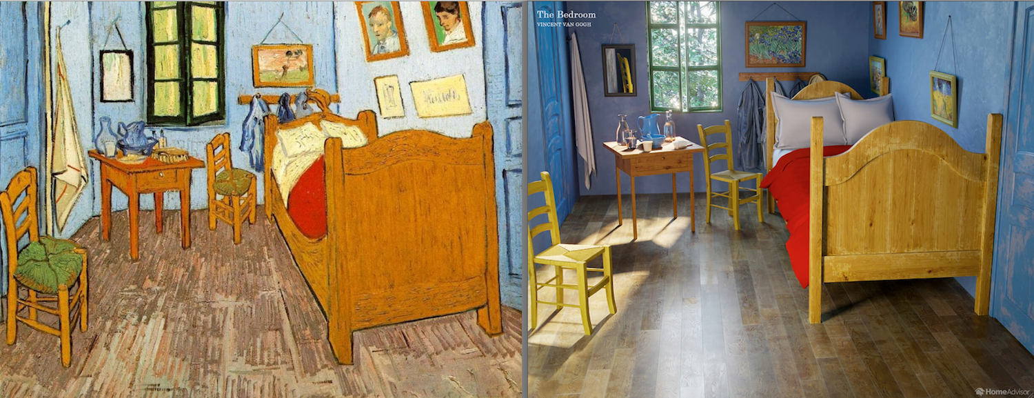 El dormitorio (según Vincent van Gogh)