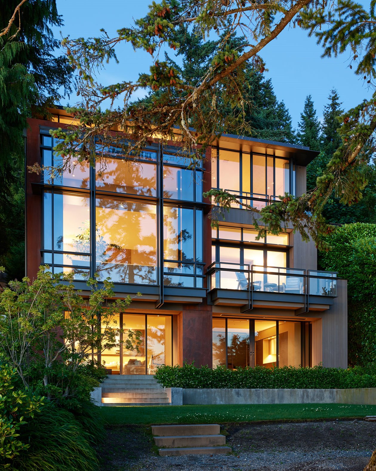 Lakeside-Residence 43. Lakeside-Residence casa de noche