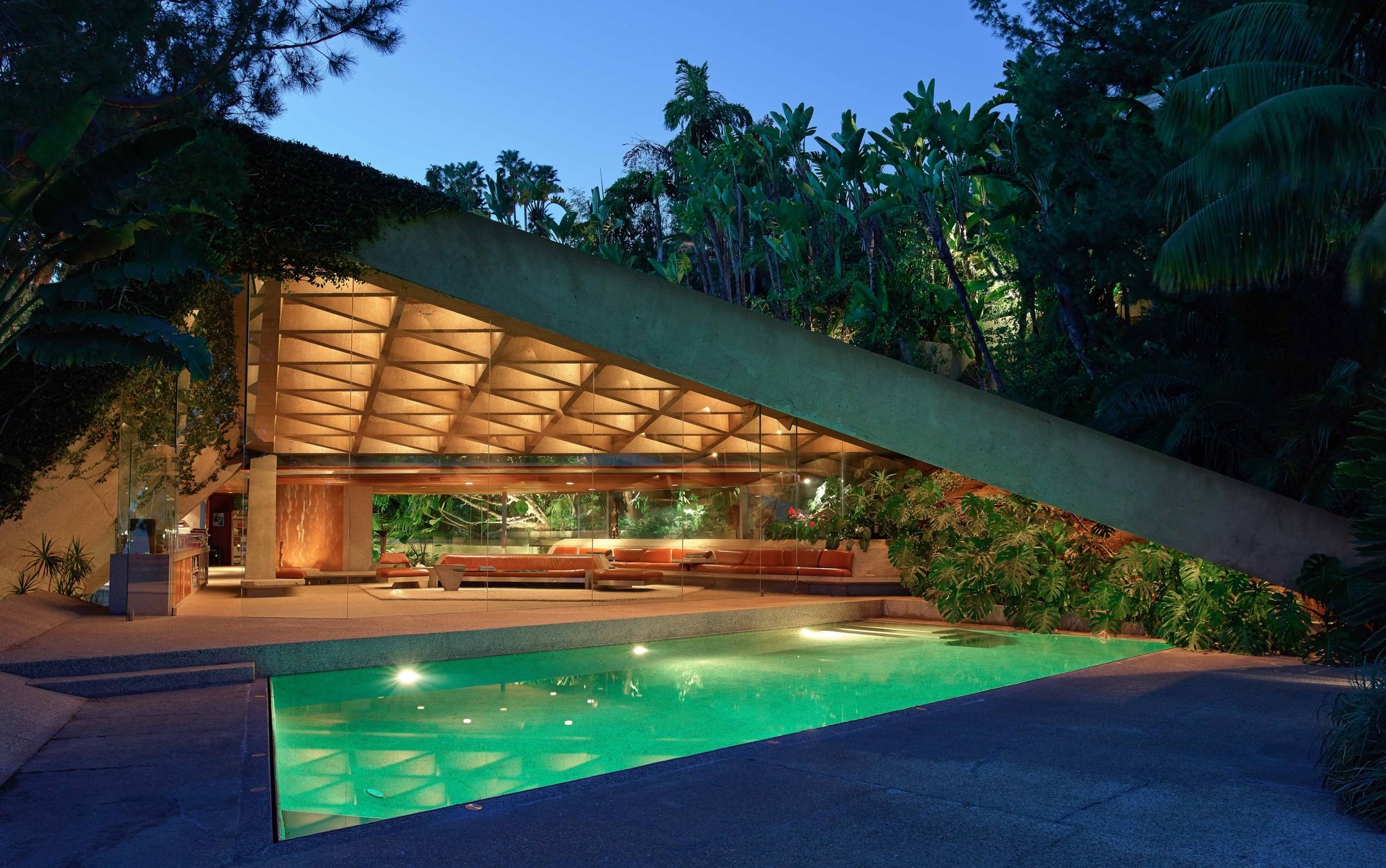 The Sheats Goldstein House vista en el gran Lebowski