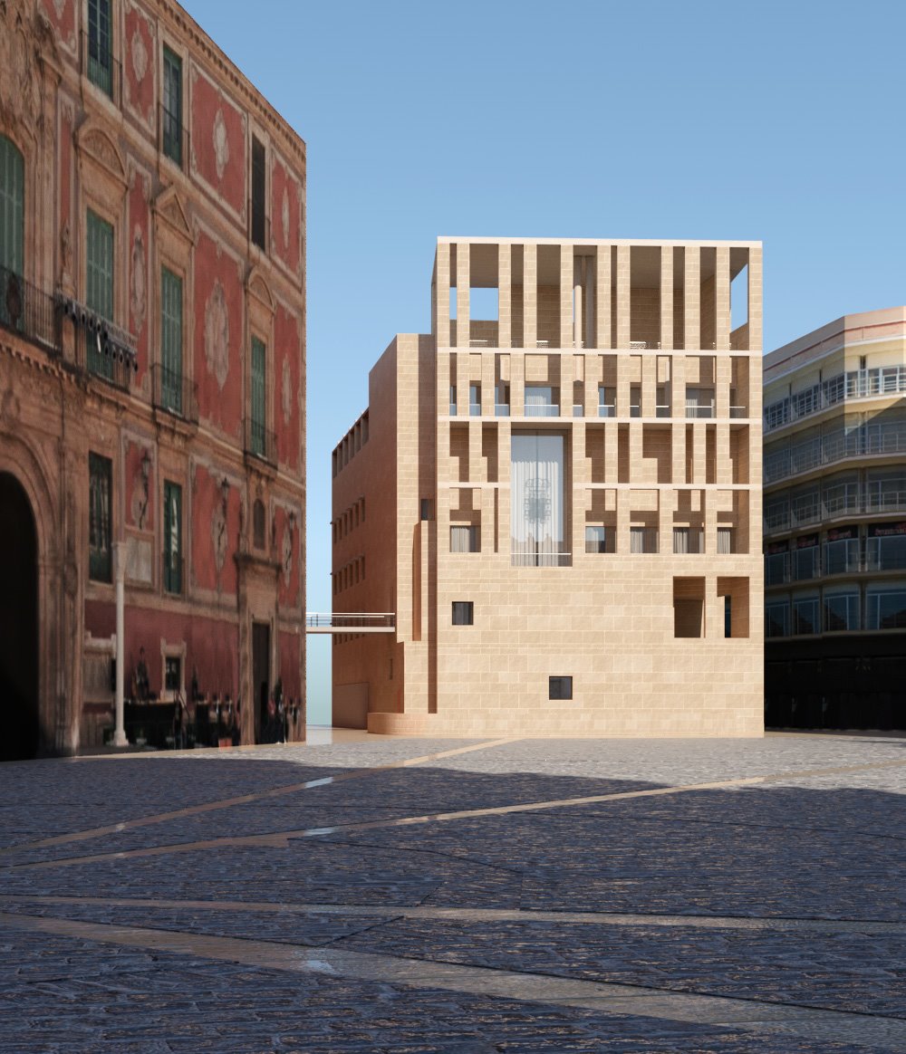 Casa Consistorial, en Murcia, Moneo. Casa Consistorial, en Murcia