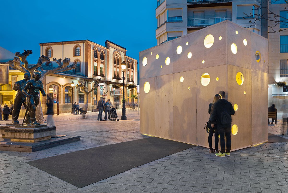 Festival de arquitectura Concentrico en Logroño Pabellon de Blurarquitectura