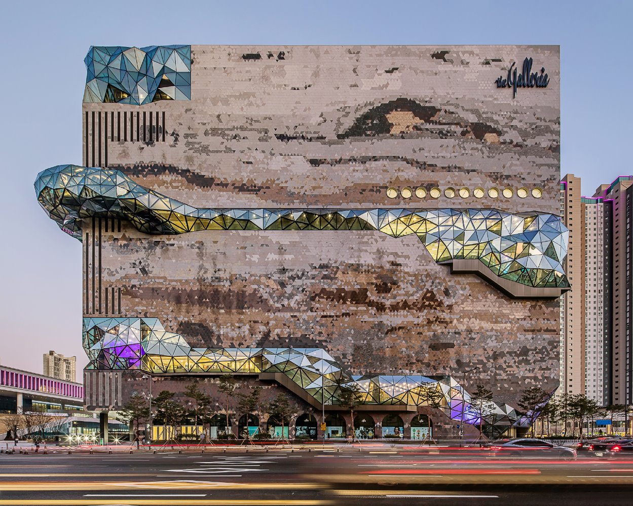 Centro comercial Galleria de OMA y Chris van Duijn en Gwanggyo Corea del Sur 