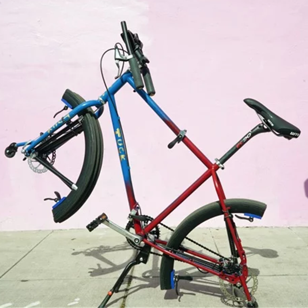 En esta bicicleta hasta las ruedas son plegables