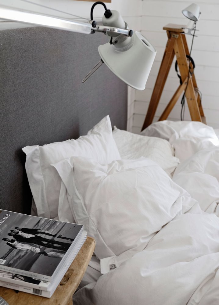 La ropa de cama de algodón contribuye a tener un dormitorio con menos agentes alérgenos. 