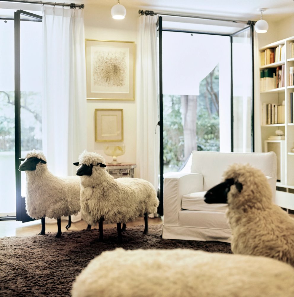 François-Xavier Lalanne presentó el primer rebaño de 24 ovejas en 1966.