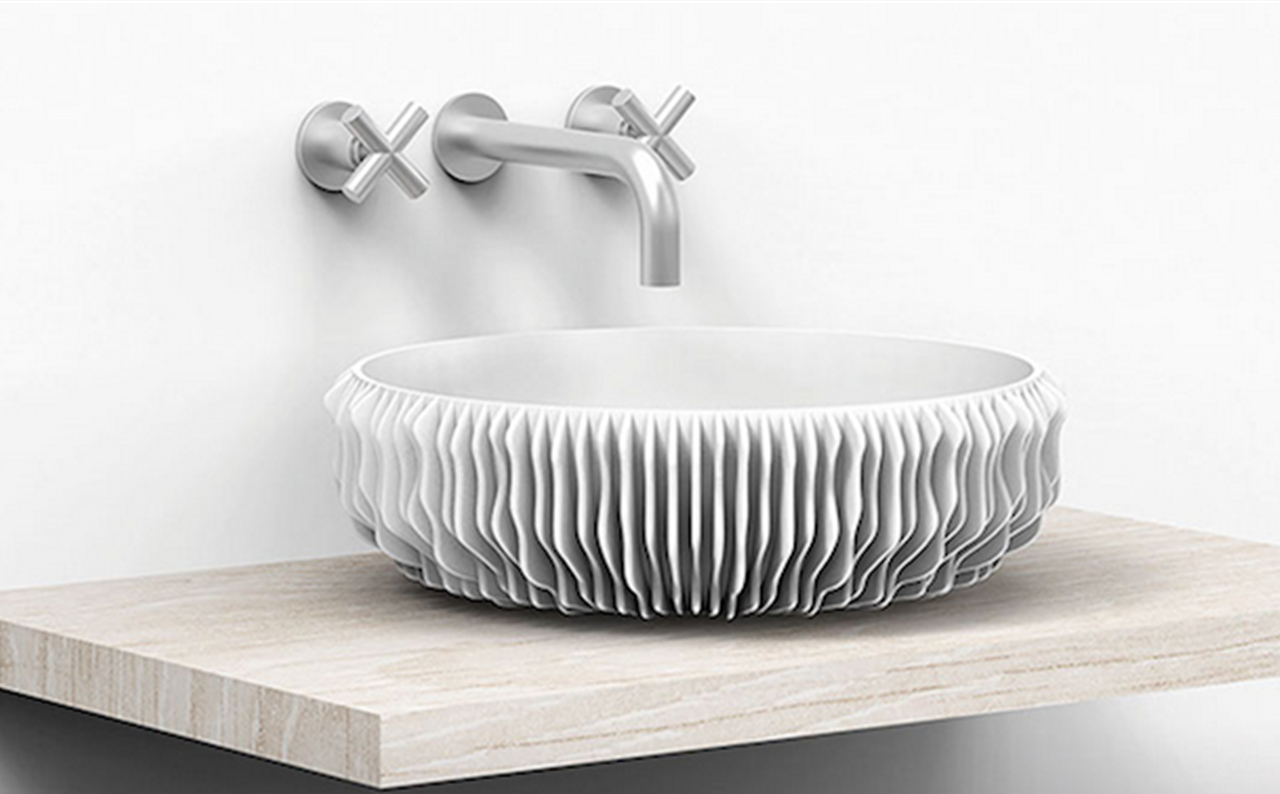 Lavabo modelo «Korall» de Sandhelden.
