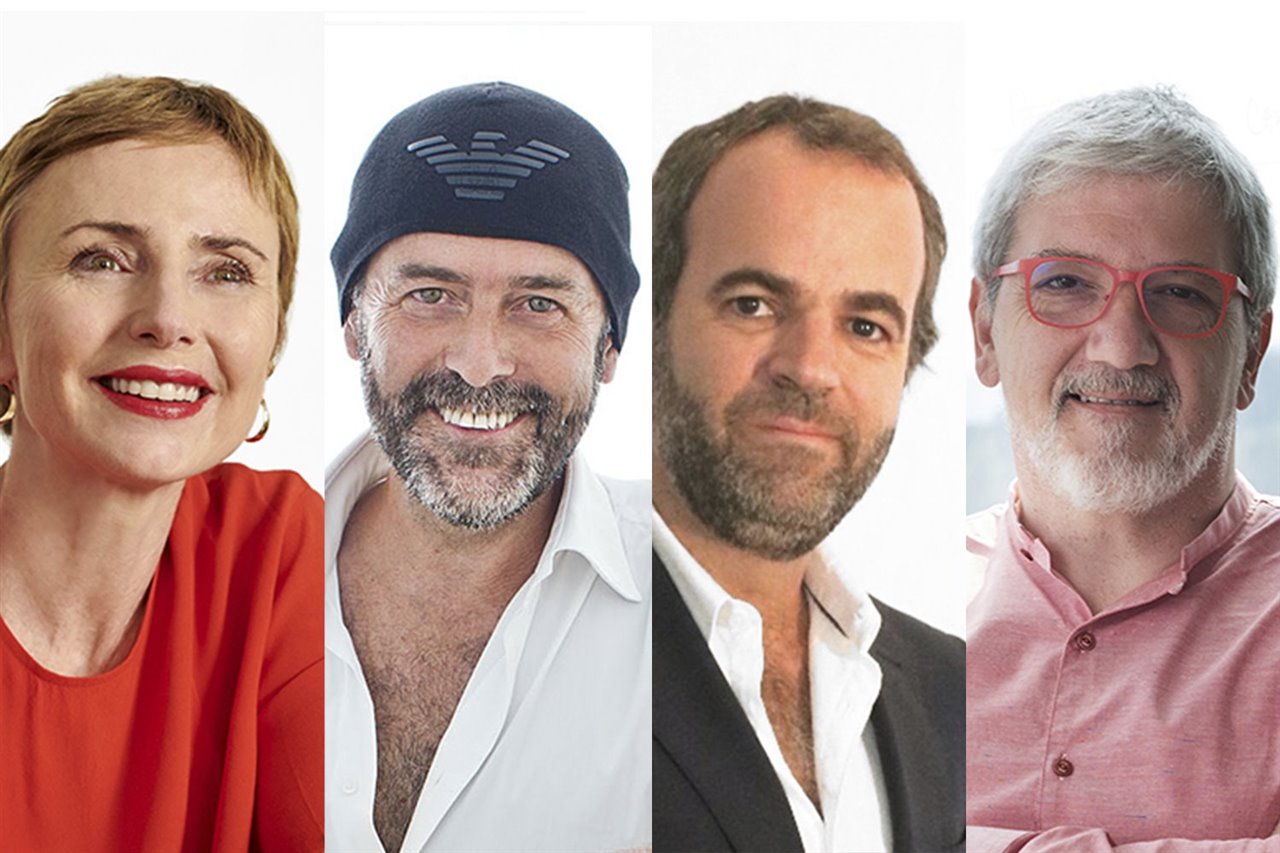 El jurado del concurso. De izquierda a derecha: Helena Rohner, José A. Gandia-Blasco, Javier Molins y Marcelo Ghio