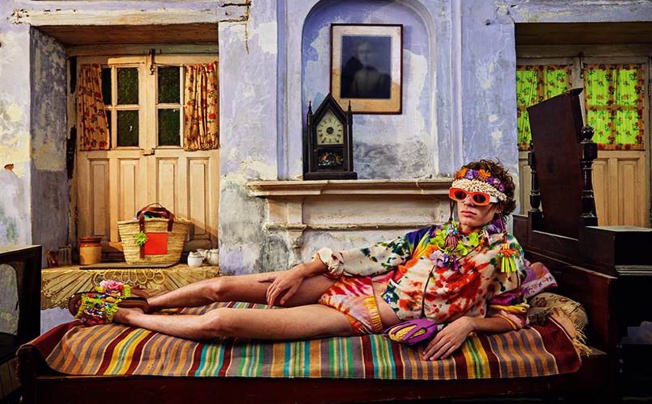 Las imágenes son obra de de Gray Sorrenti, y fueron tomadas en Nueva Delhi.