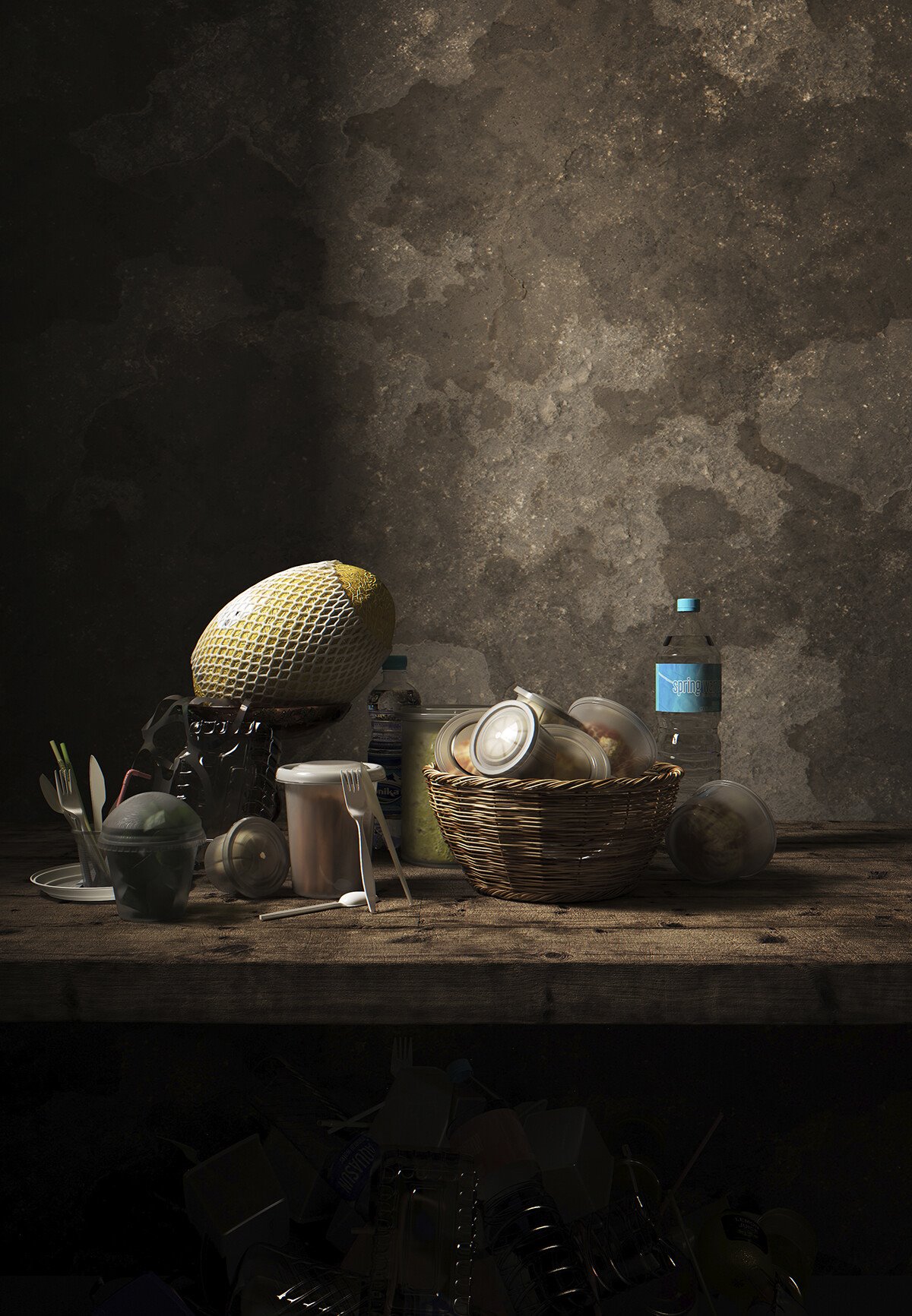 Still Life. Quatre Caps