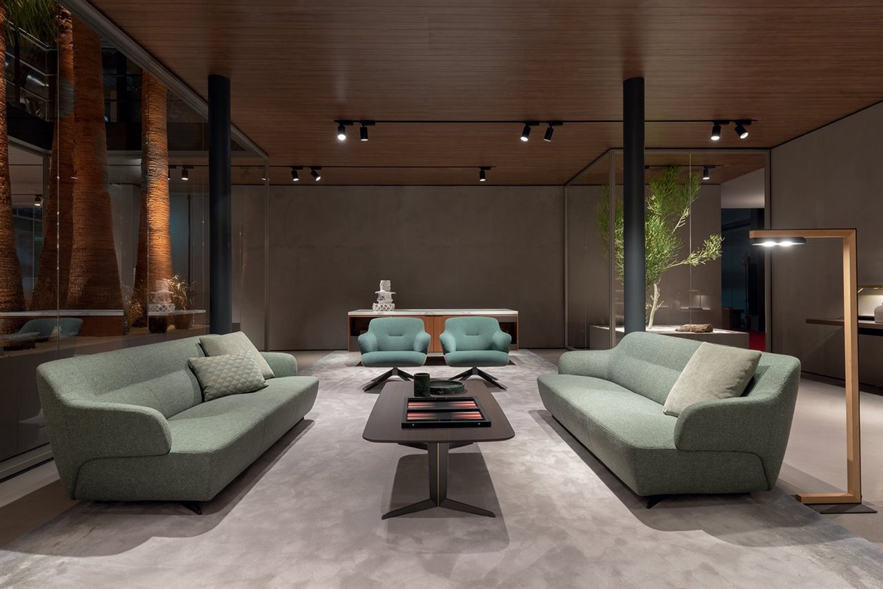 Estand de Molteni Group en el Salone del Mobile 2019.