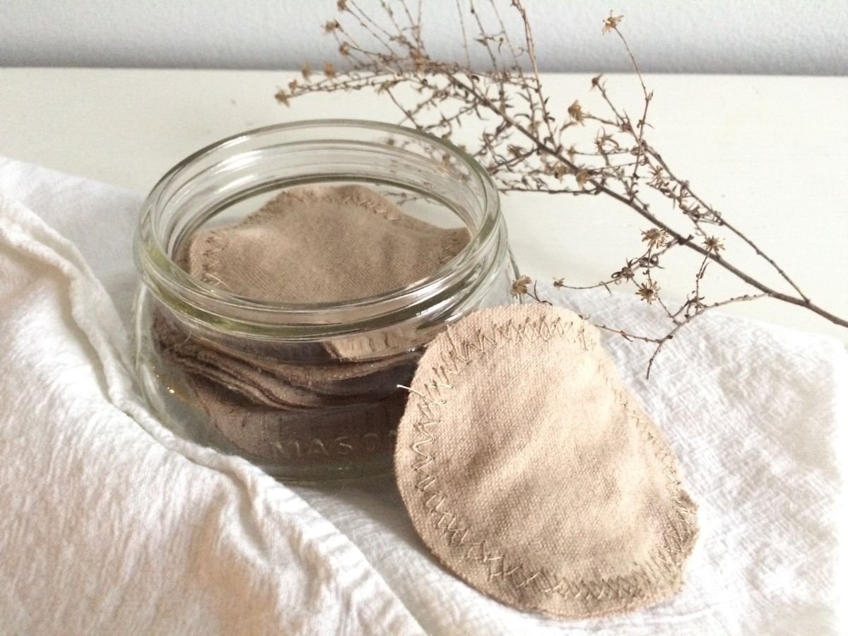 toallitas para eliminar maquillaje hechas a mano