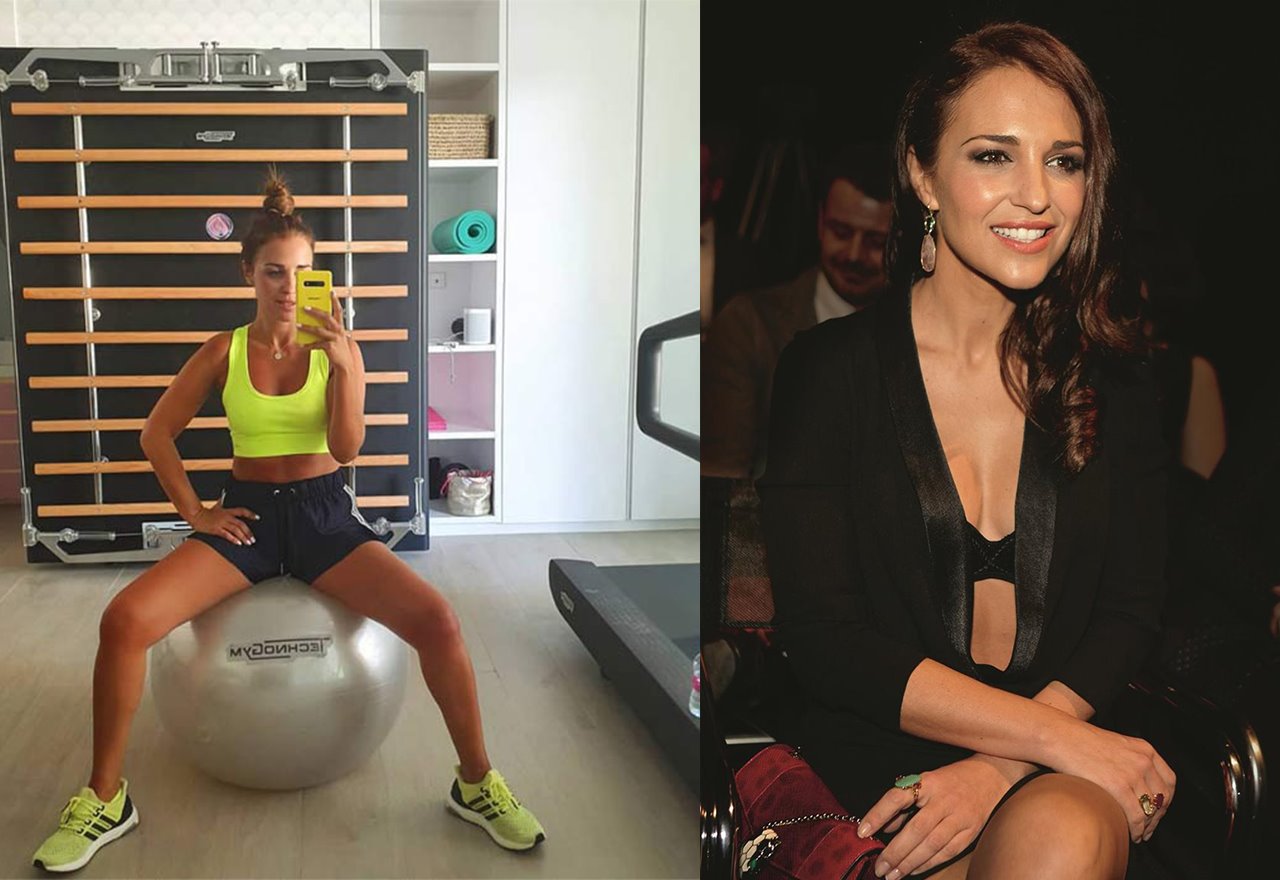 Gimnasio en casa Paula Echevarria