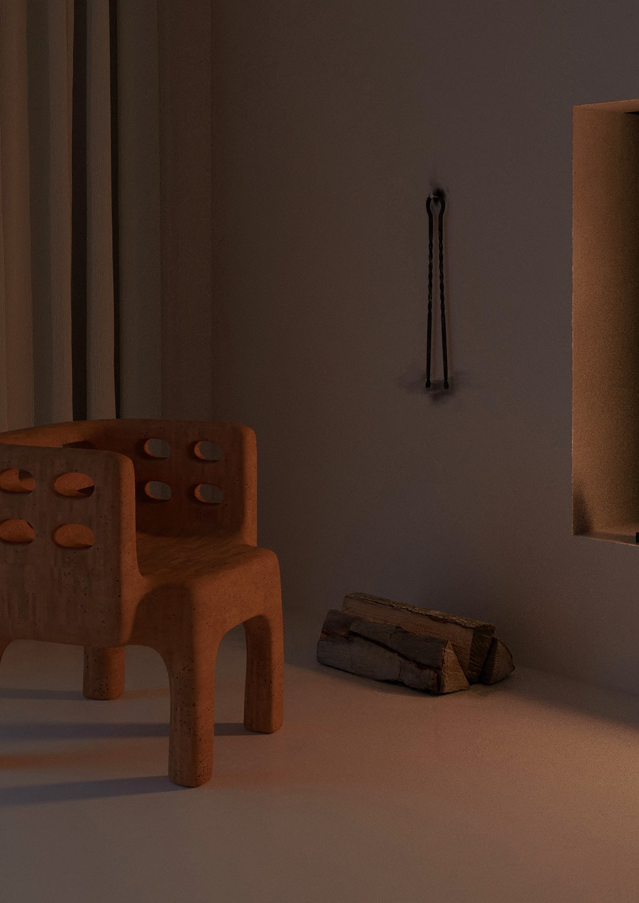 SHOT17. casa minimalista en Francia butaca