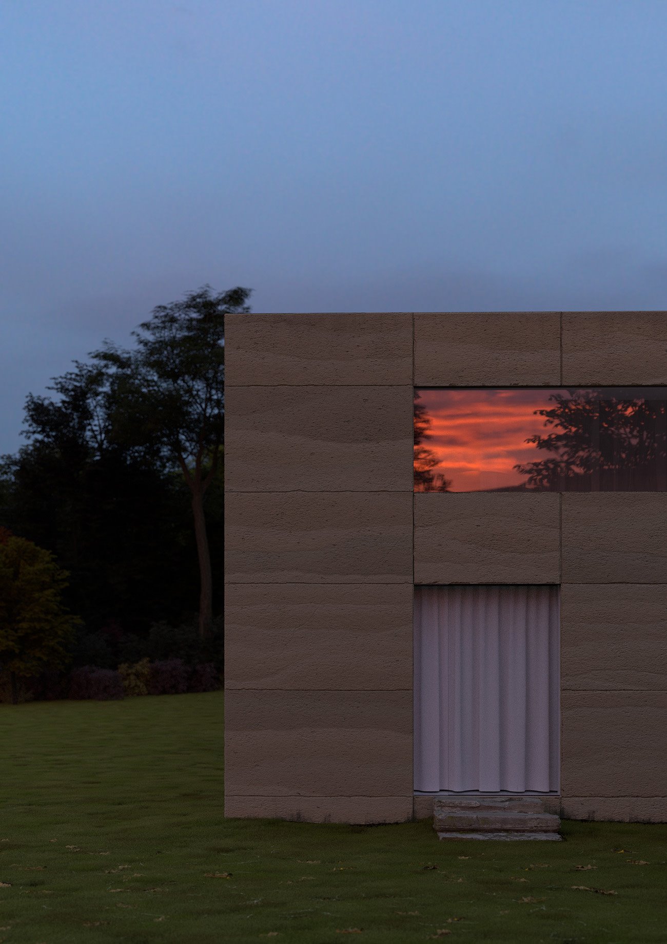 SHOT27. casa minimalista en Francia fachada