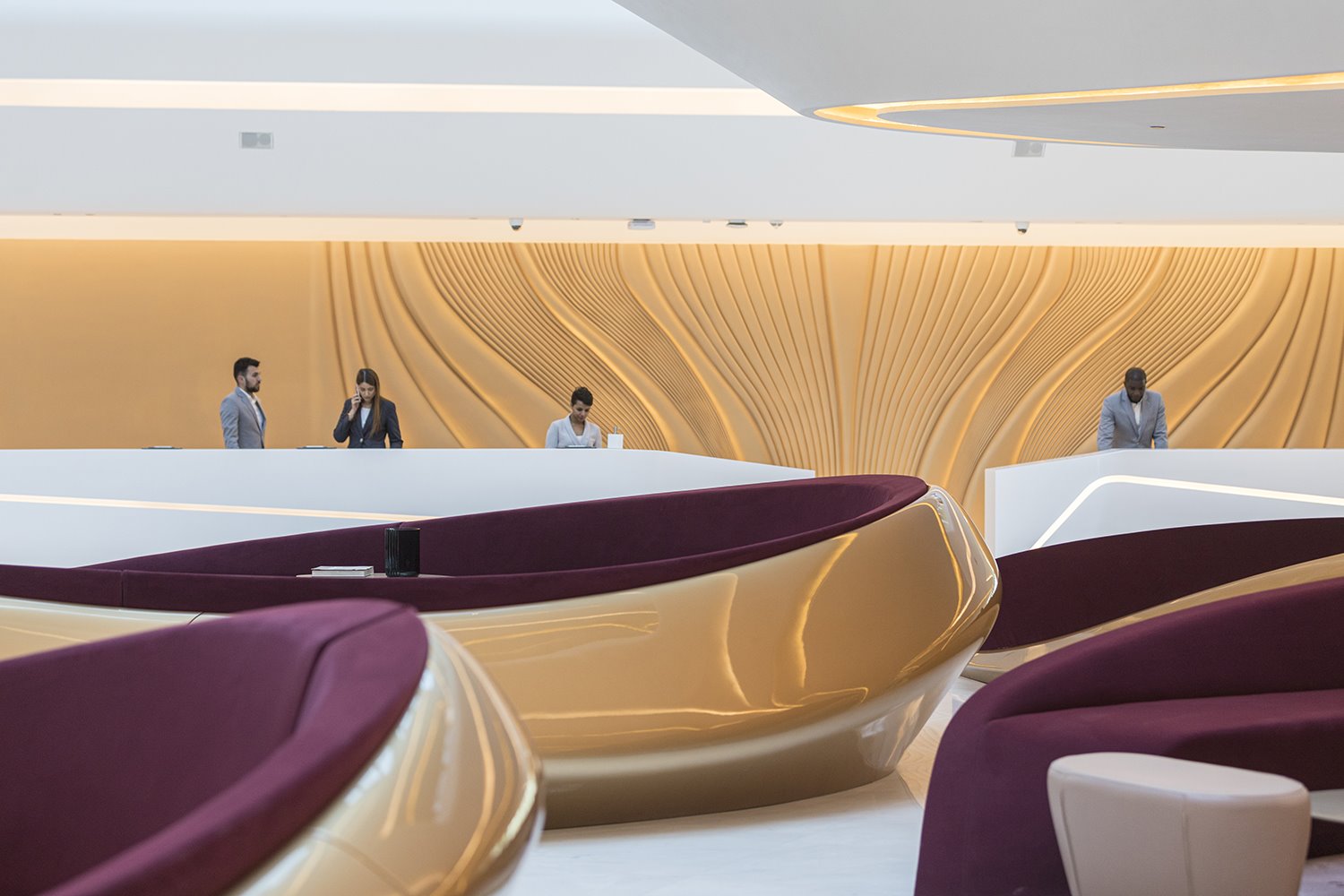 ZHA hotel Opus Dubái lobby 01 ©LaurianGhinitoiu