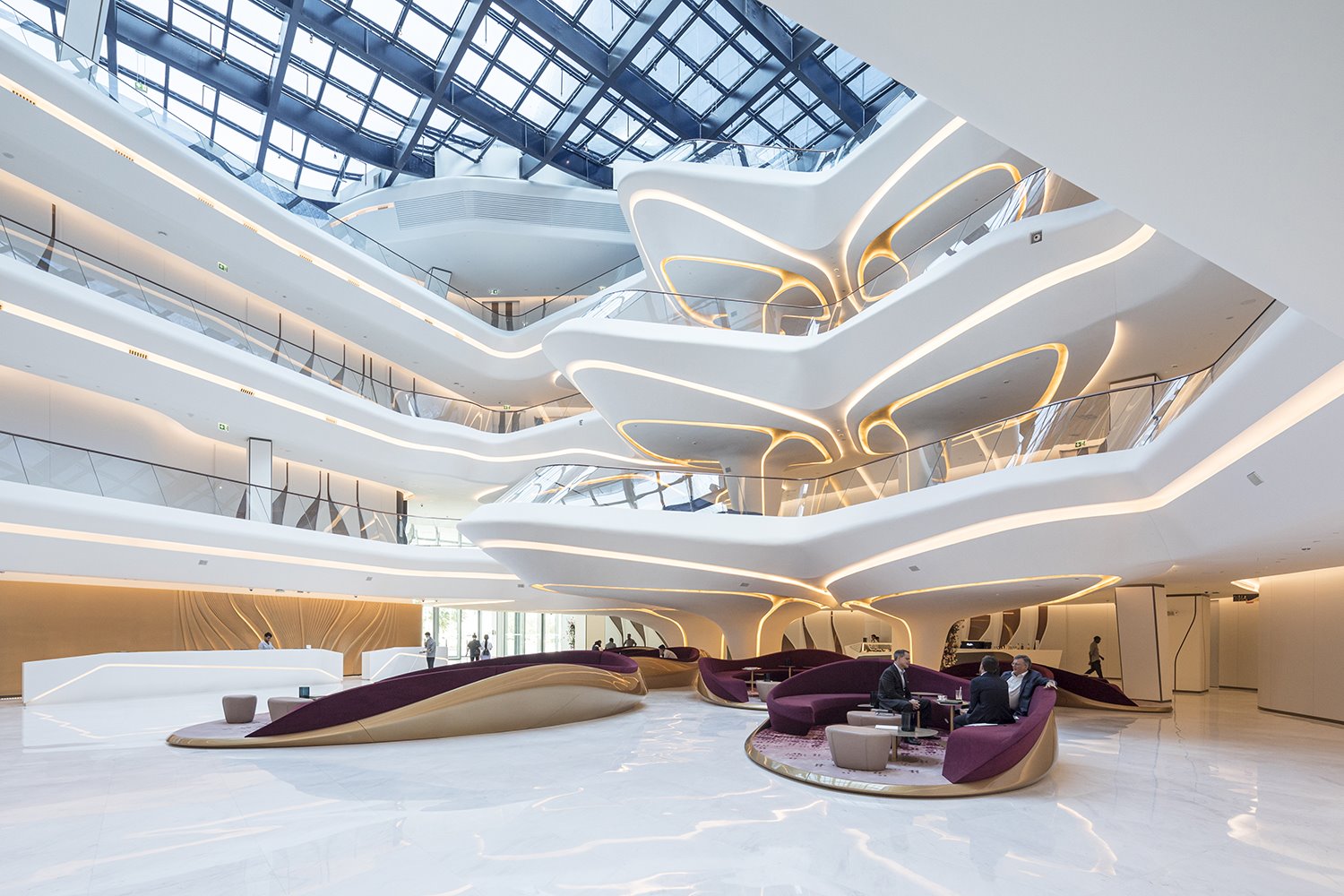 ZHA hotel Opus Dubái lobby 04 ©LaurianGhinitoiu