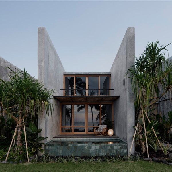 El hotel boutique más paradisíaco del mundo se encuentra en Bali y es de hormigón y bambú 