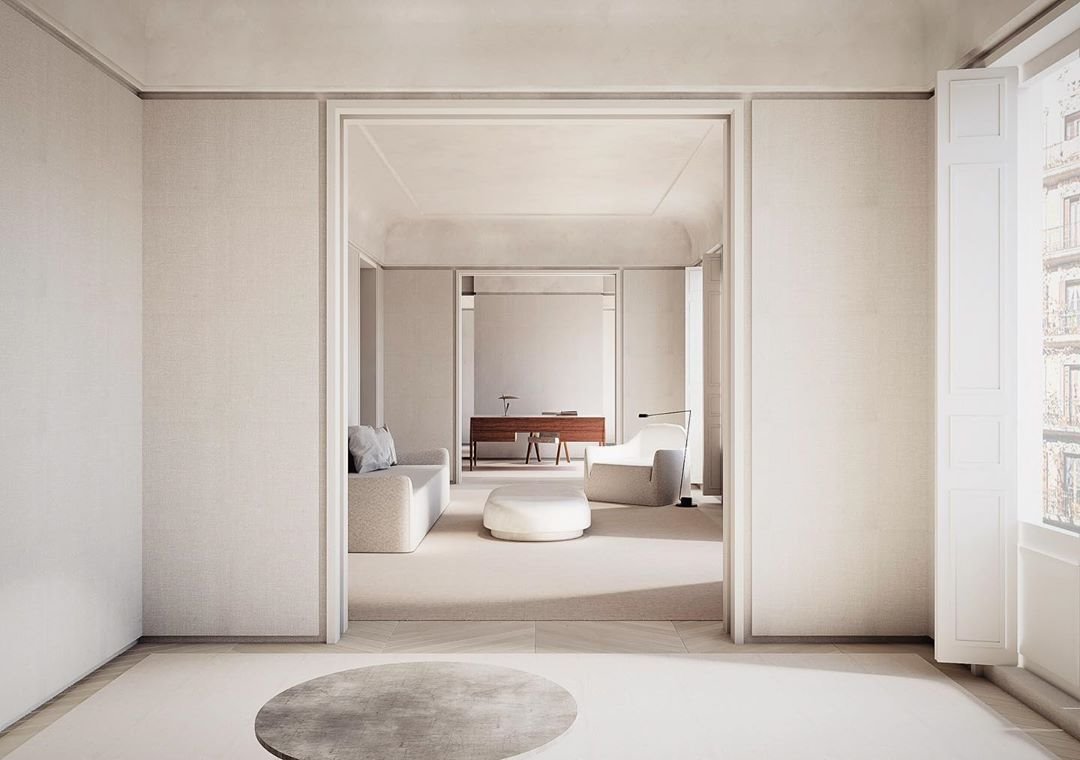 Casa con estilo minimalista del arquitecto Iker Ochotorena