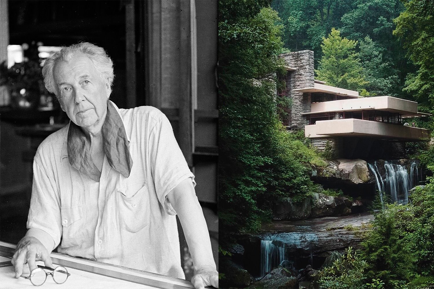 Frank Lloyd Wright casa de la cascada