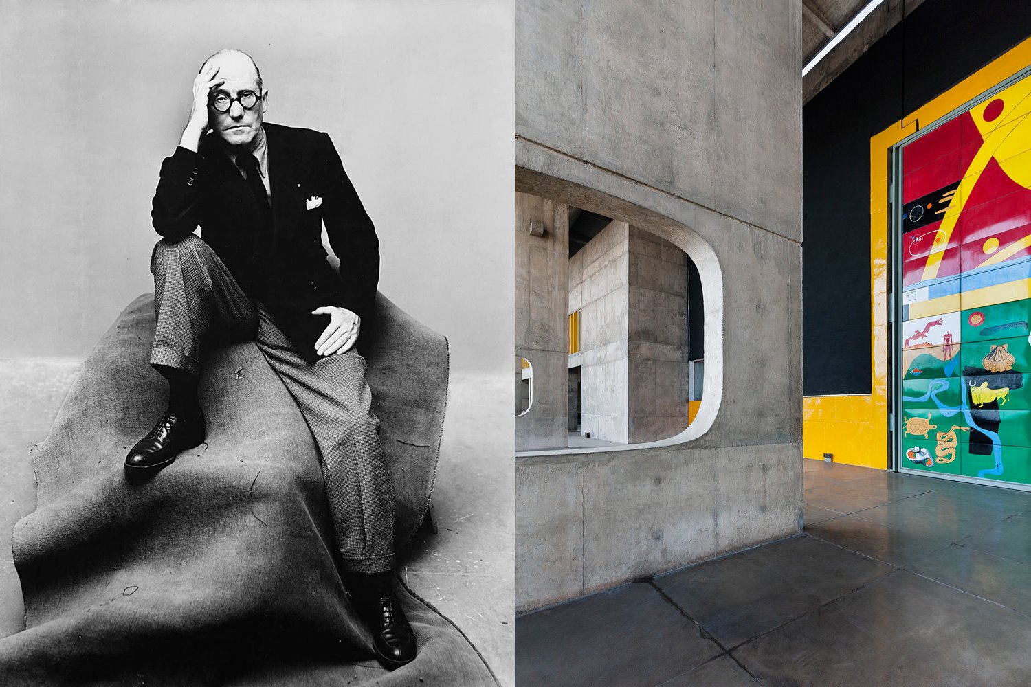 Le Corbusier edificio Chandigarh en la India