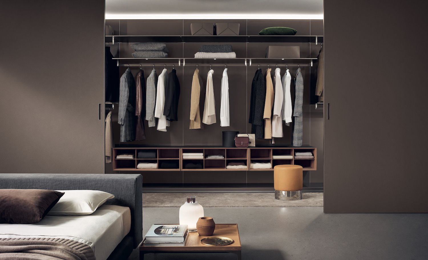 armario Rimadesio Abacus walk in closet and Graphis Plus sliding doors 5