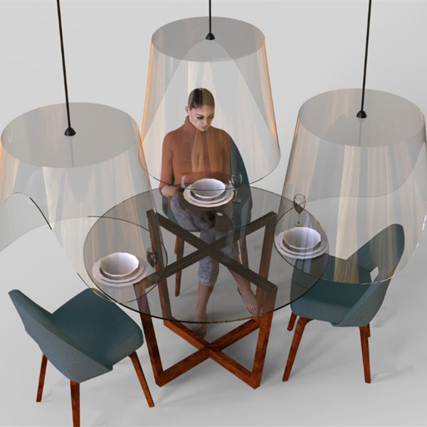 Mampara Plex’Eat Christophe Gernigon Studio 