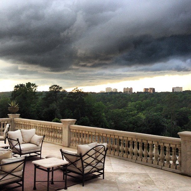 vistas de la casa de Meghan y Harry en LA