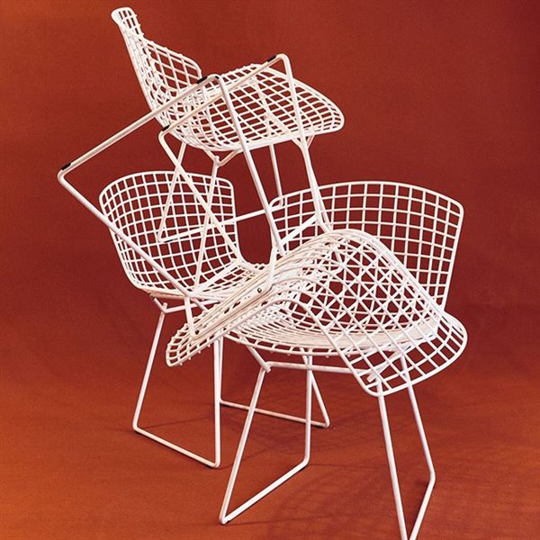 Sillas Diamond diseño de Harry Bertoia para Knoll