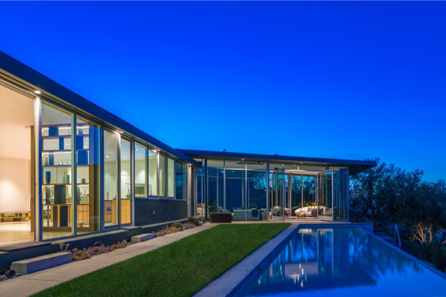 Casa Skyline Residence de Pharrell Williams en las colinas de Hollywood Los Ángeles de Hagy Belzberg 