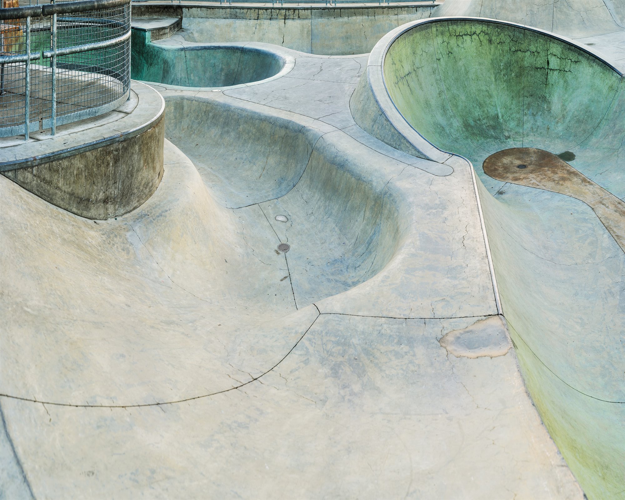 Una de las piscinas fotografiadas en la obra 'California Concrete, a Landscape of Skateparks'.