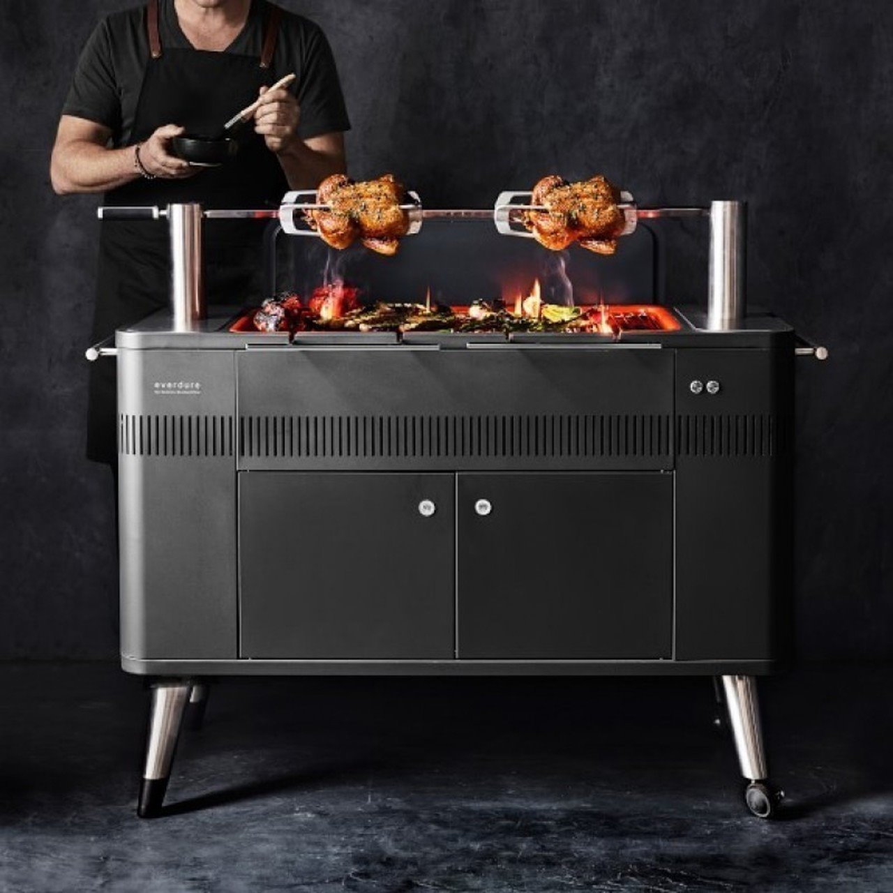 Barbacoa con funcion grill