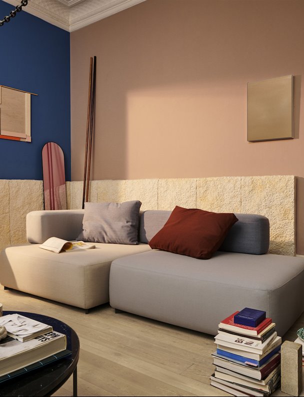 Las letras del abecedario inspiran el sofá más intelectual de Piero Lissoni