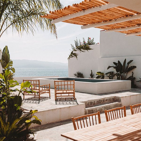 Una casa a pie de playa en Córcega con ambiente chill out
