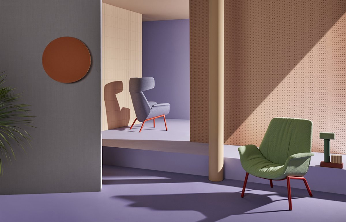 La butaca Ila, de Patrick Jouin, es una refinada pieza de mobiliario que garantiza la comodidad y que proporciona una cálida sensación de protección. 