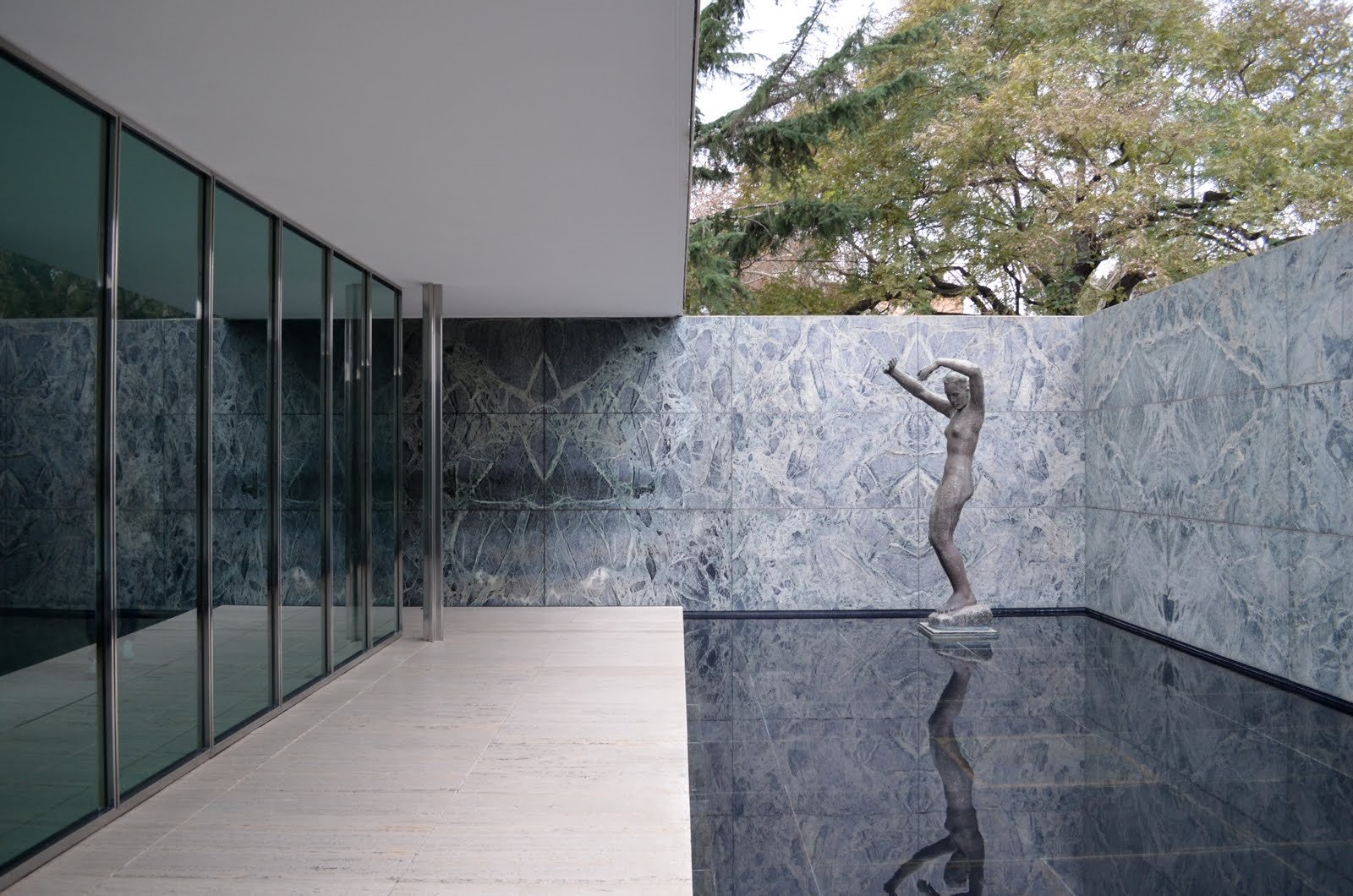 Pabellón alemán, de Mies van der Rohe (Barcelona)