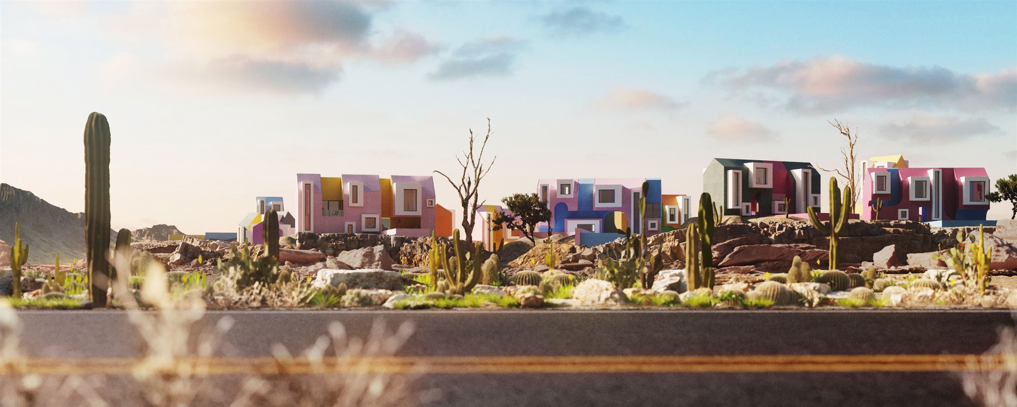 Sonora Art Village by day