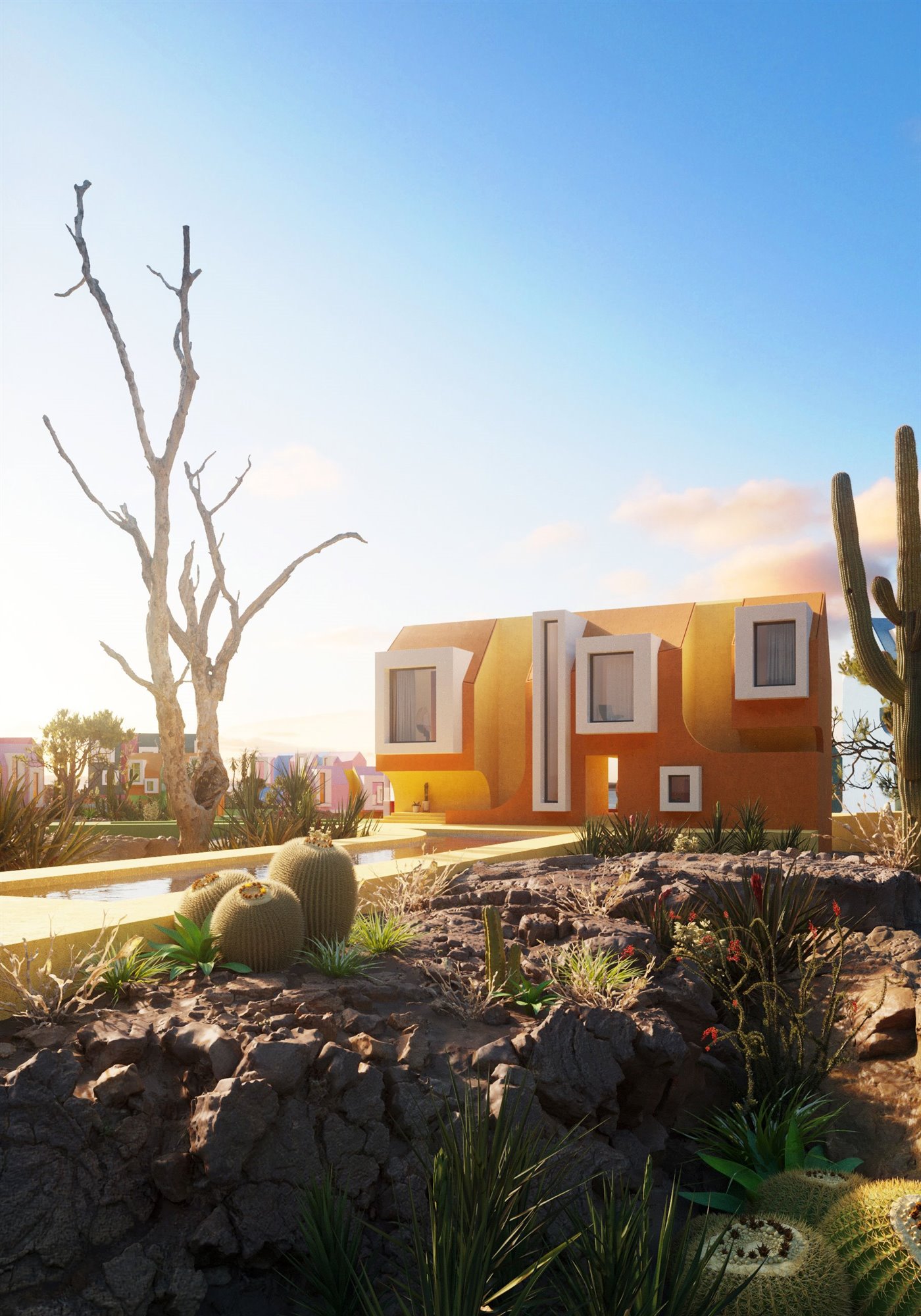 Sonora Art Village casa amarilla