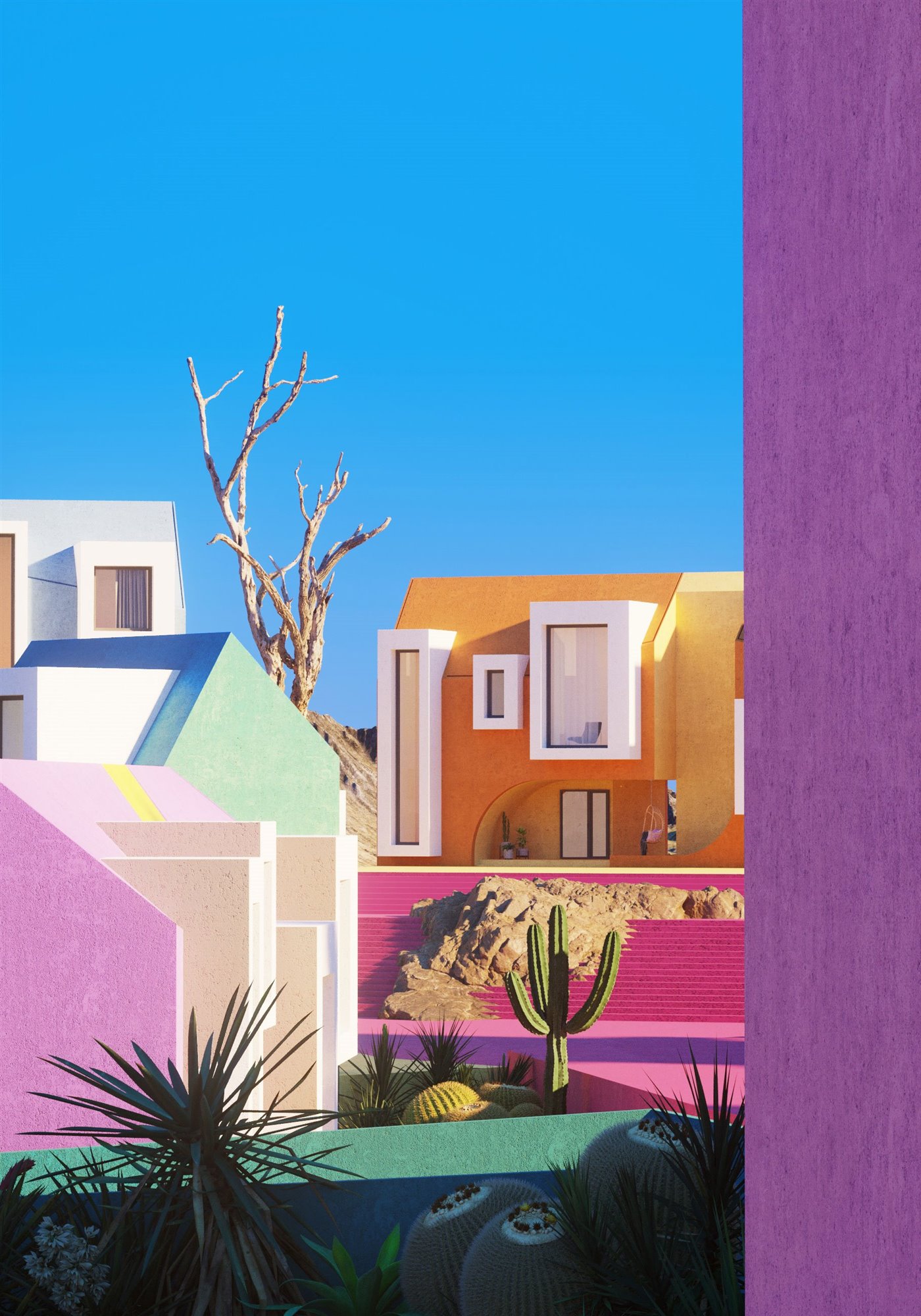 Sonora Art Village casas de colores